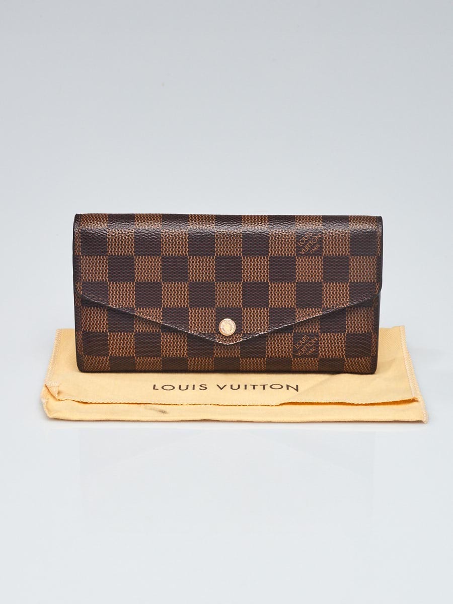 Louis Vuitton Rose Ballerine Damier Azur Canvas Sarah NM3 Wallet - Yoogi's  Closet