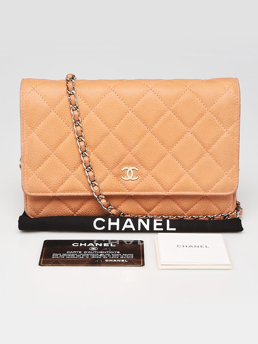 chanel timeless cc wallet on chain