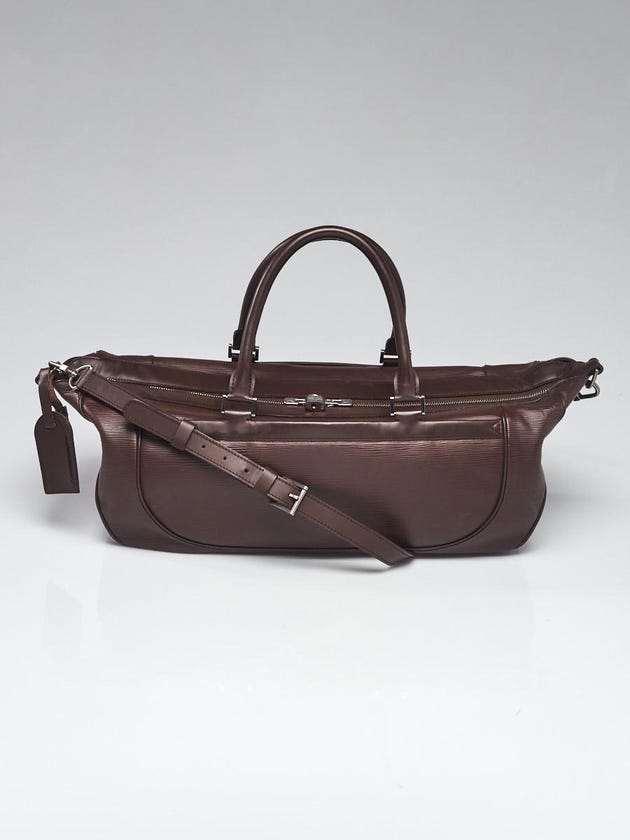 Louis Vuitton Moka Epi Leather Dhanura GM Bag