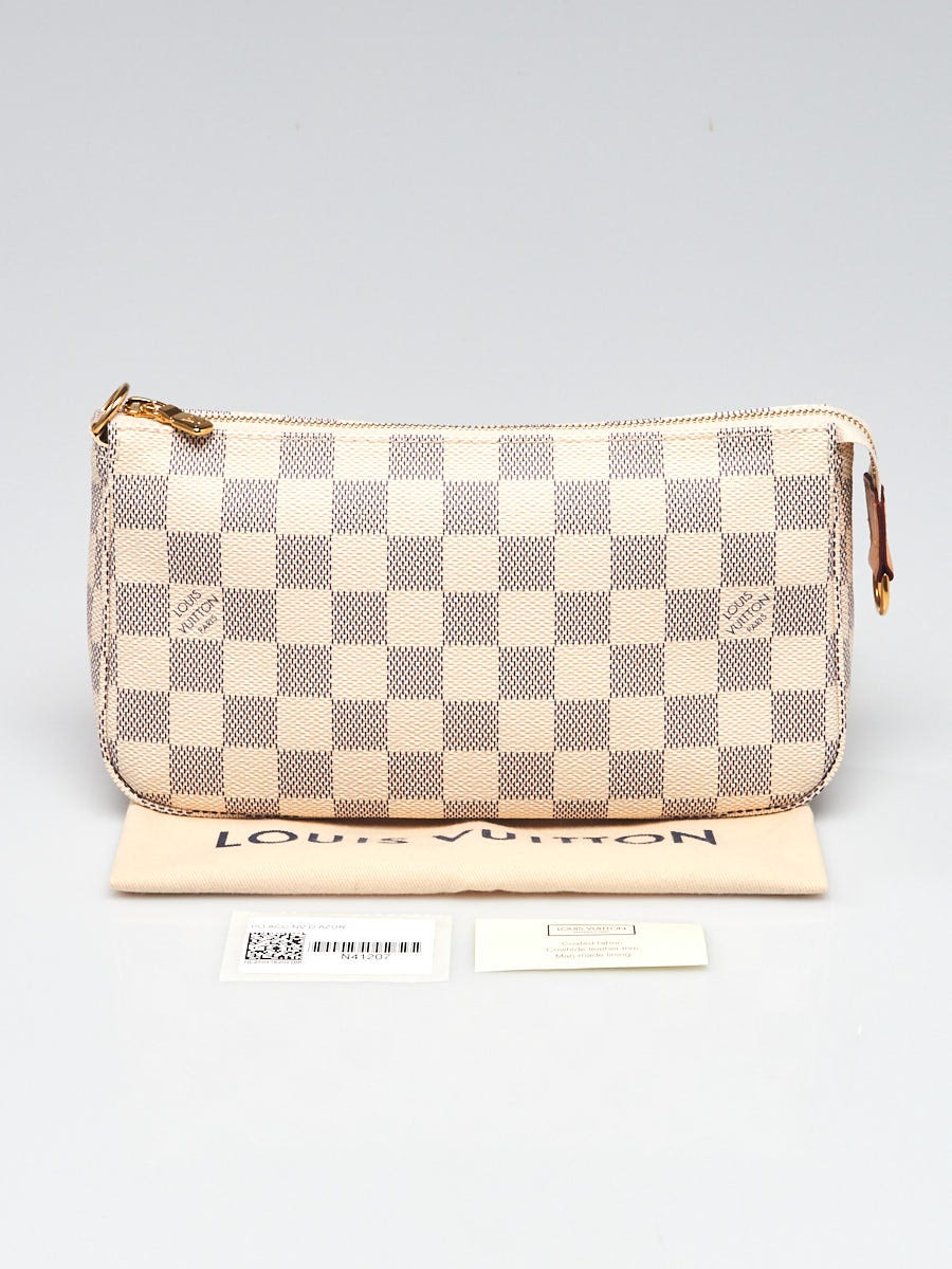 Louis Vuitton Damier Azur Canvas Accessories Pochette NM Bag