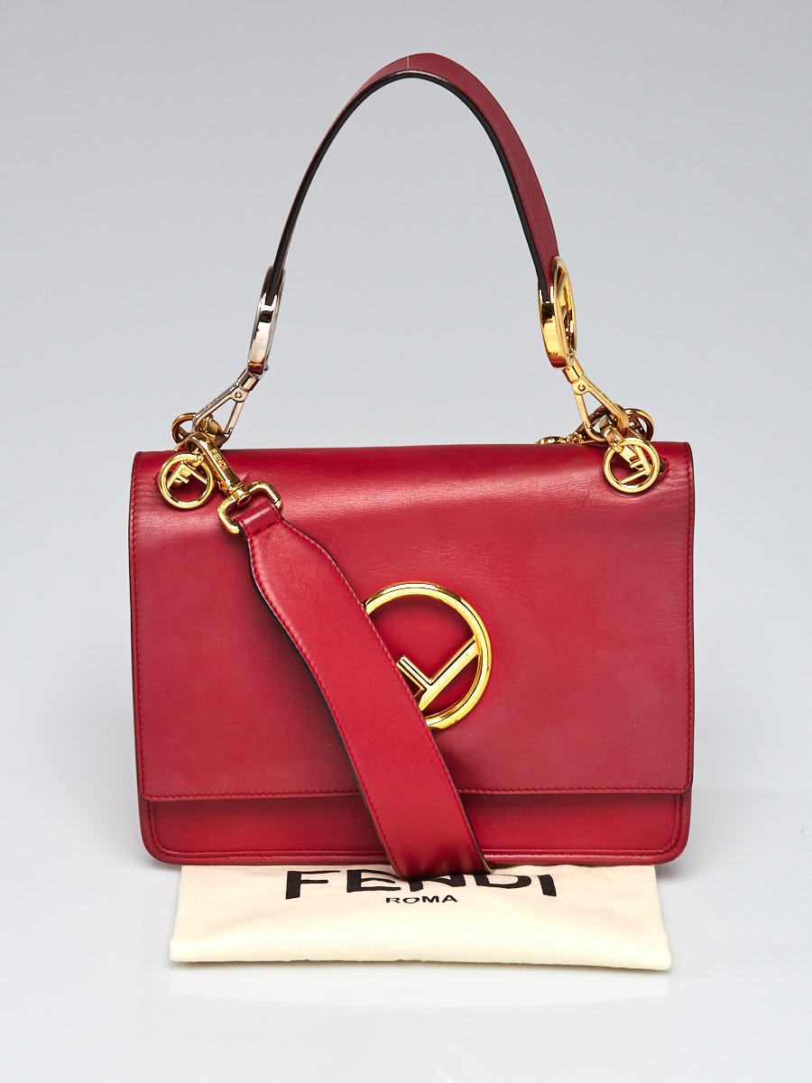 Fendi Red Kan I Flap Medium Bag – The Closet