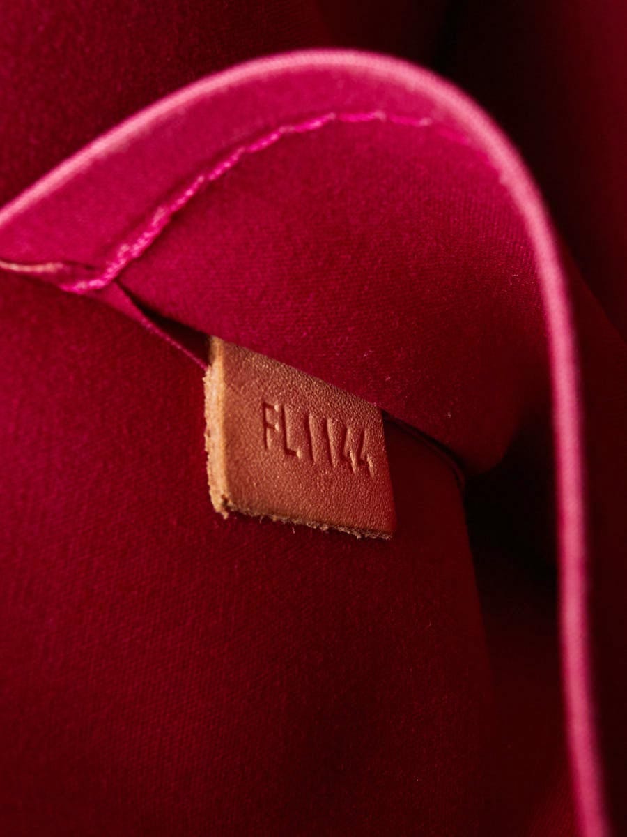 M90256 Louis Vuitton 2015 Monogram Vernis Alma PM-Rose Litchi