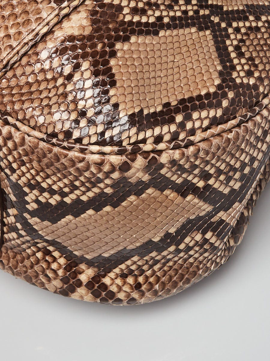 Louis Vuitton Beige Python Limited Edition Galliera Smeralda PM