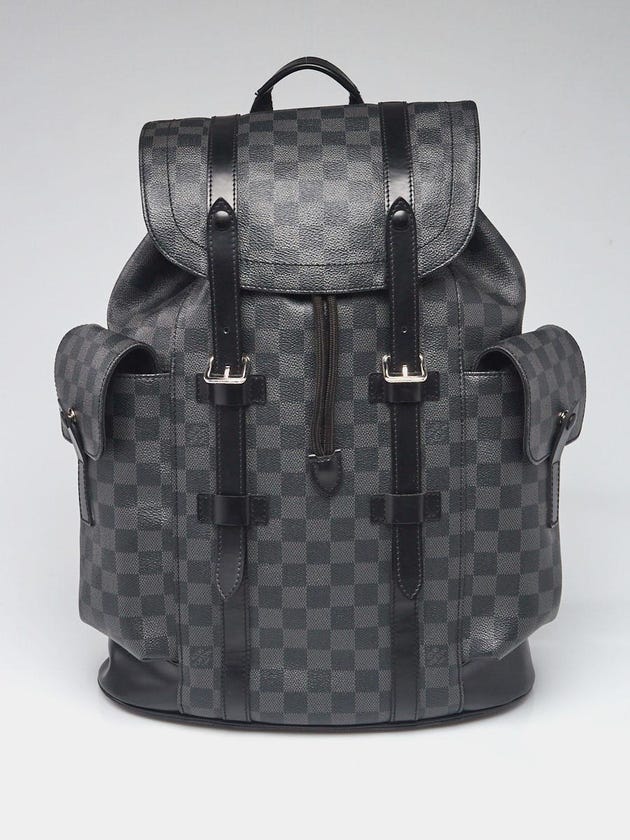 Louis Vuitton Damier Graphite Canvas Christopher PM Backpack Bag	