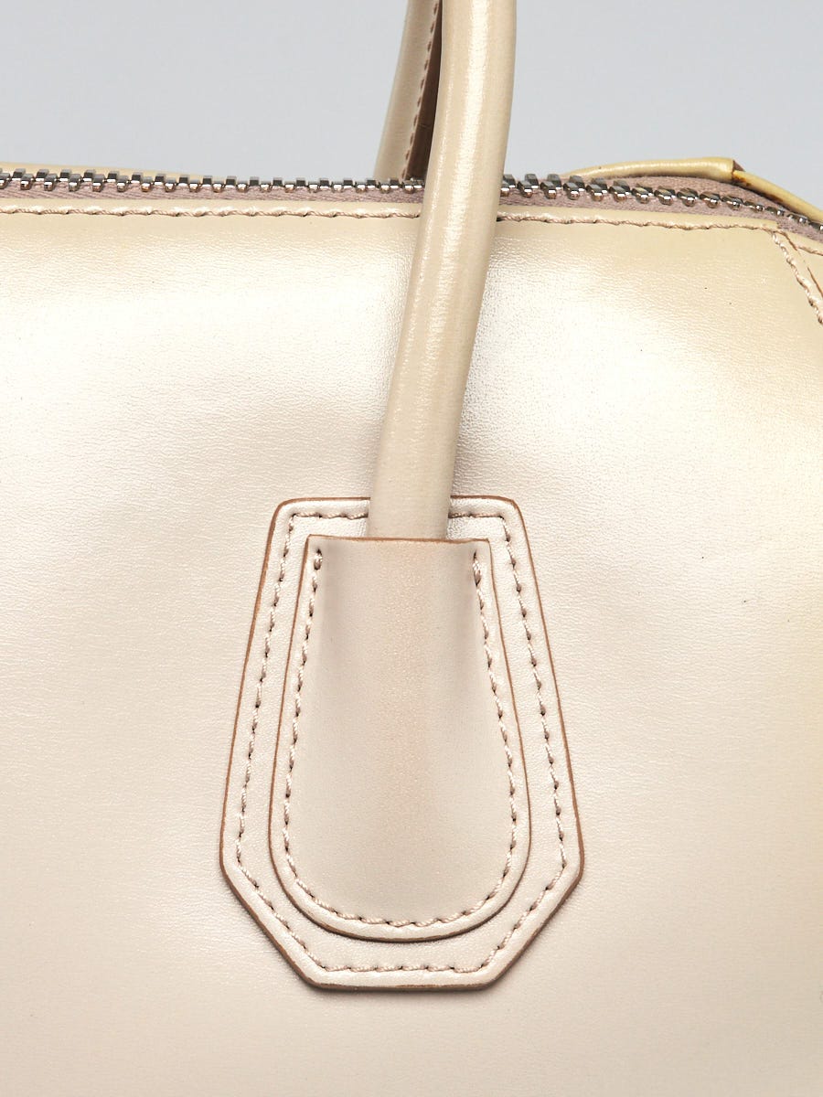 Givenchy Beige Calfskin Leather Medium Antigona Bag