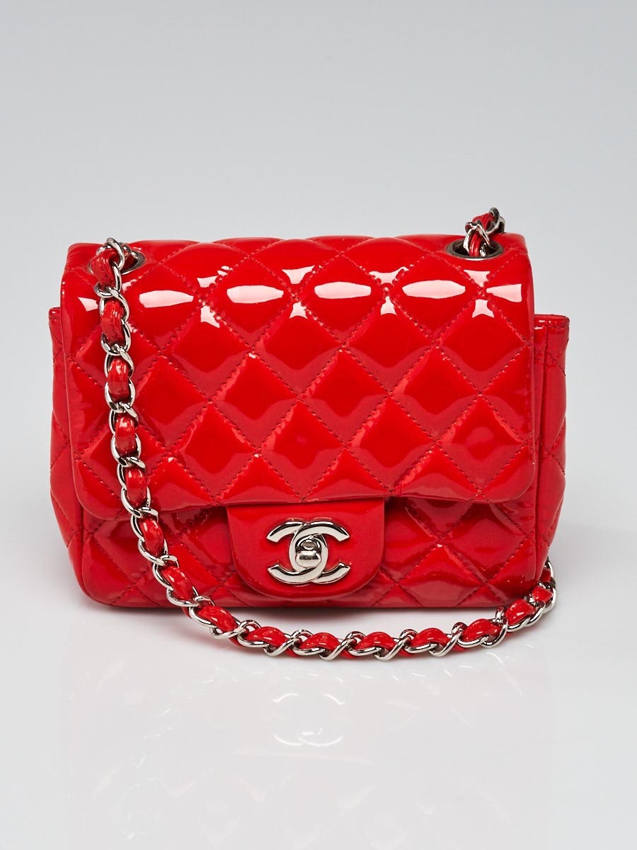 Patent leather mini bag Chanel Red in Patent leather - 20021958