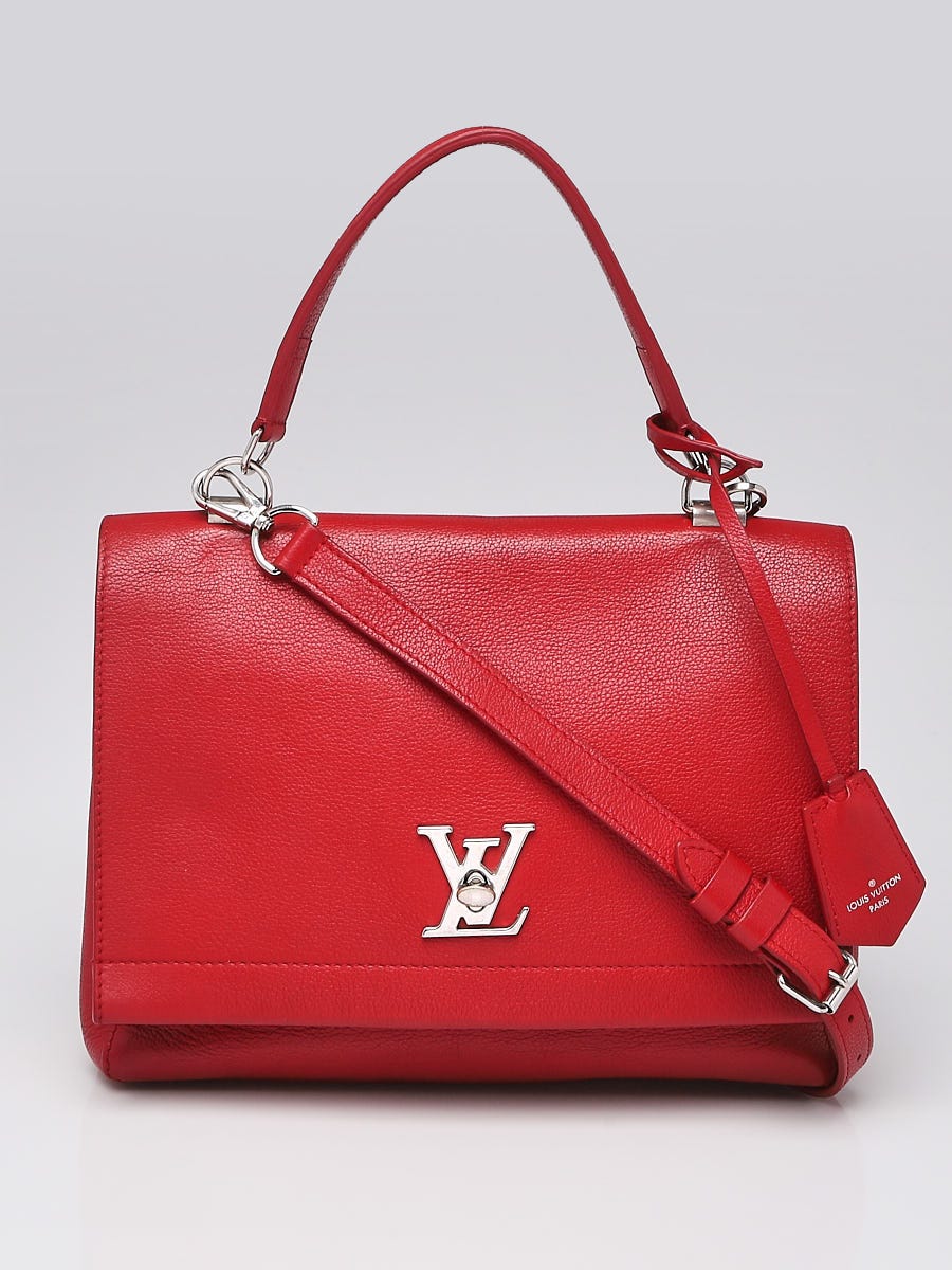 Louis Vuitton Rubis Calfskin Leather Lockme II