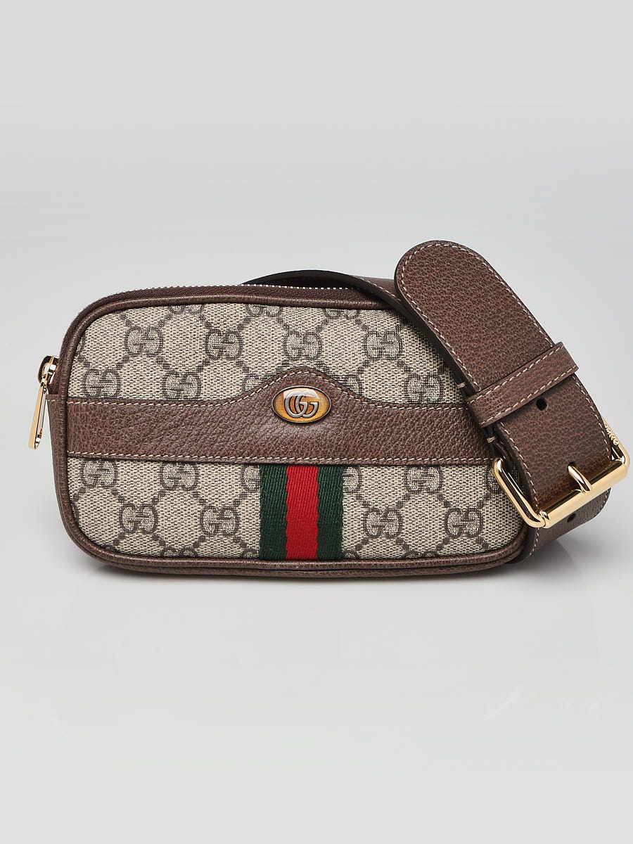 Gucci Beige/Ebony GG Supreme Canvas Small Ophidia Belt Bag Size 85/34 -  Yoogi's Closet