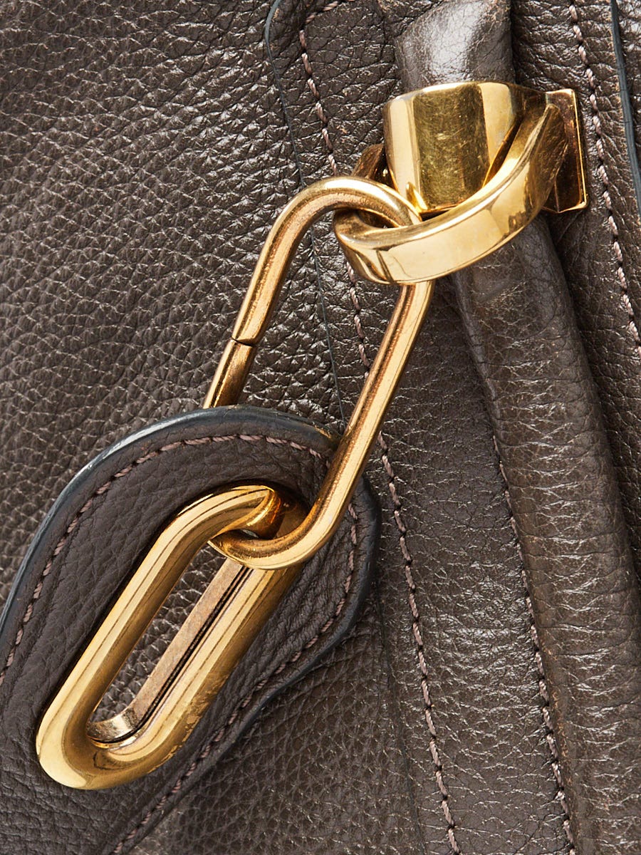 Chloé パラティ シャイニーレザー製Paraty 24スモールバッグ ベージュ - Chloé