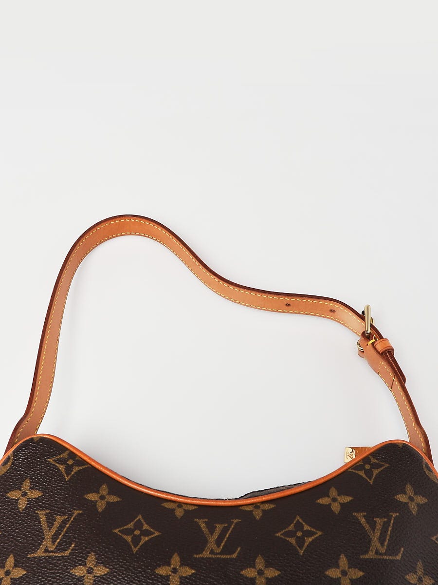 Louis Vuitton - Authenticated Croissant Handbag - Cloth Brown Plain for Women, Never Worn