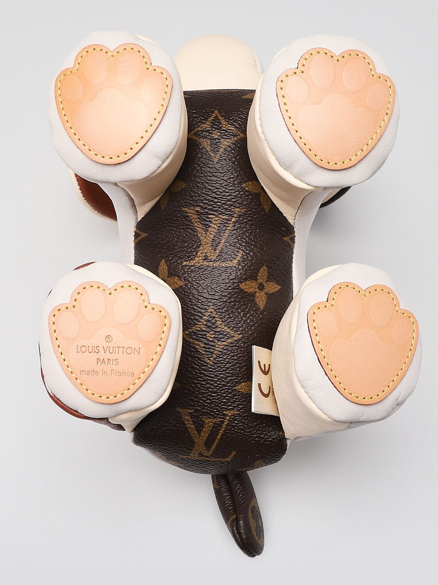 Louis Vuitton Doudou Oscar Dog Monogram White in Canvas/Leather - US