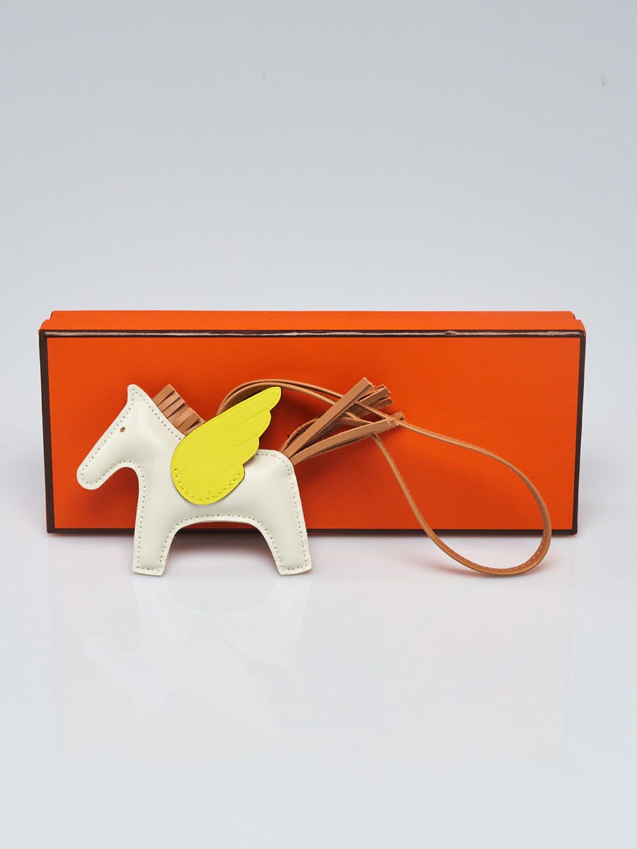 Hermes Rodeo Horse Charm PM (Small) Yellow