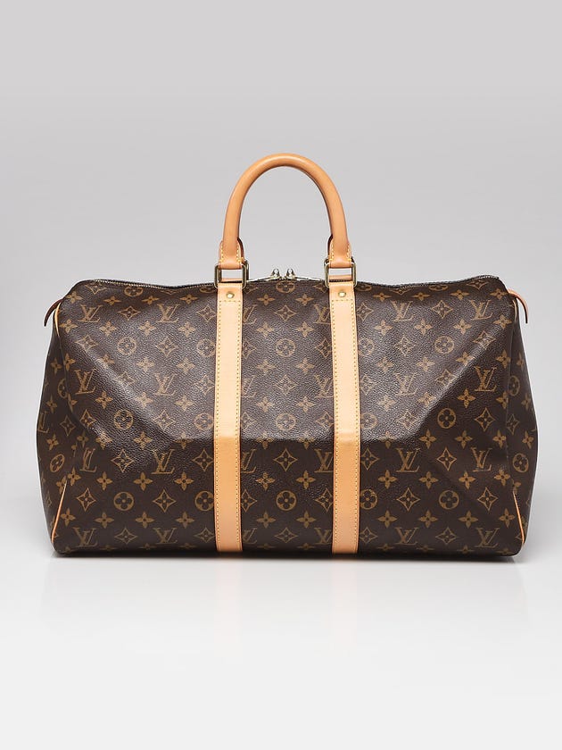 Louis Vuitton Monogram Canvas Keepall 45 Bag
