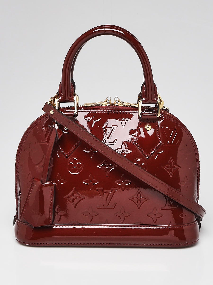 Louis Vuitton Rouge Fauviste Monogram Vernis Alma BB Bag - Yoogi's