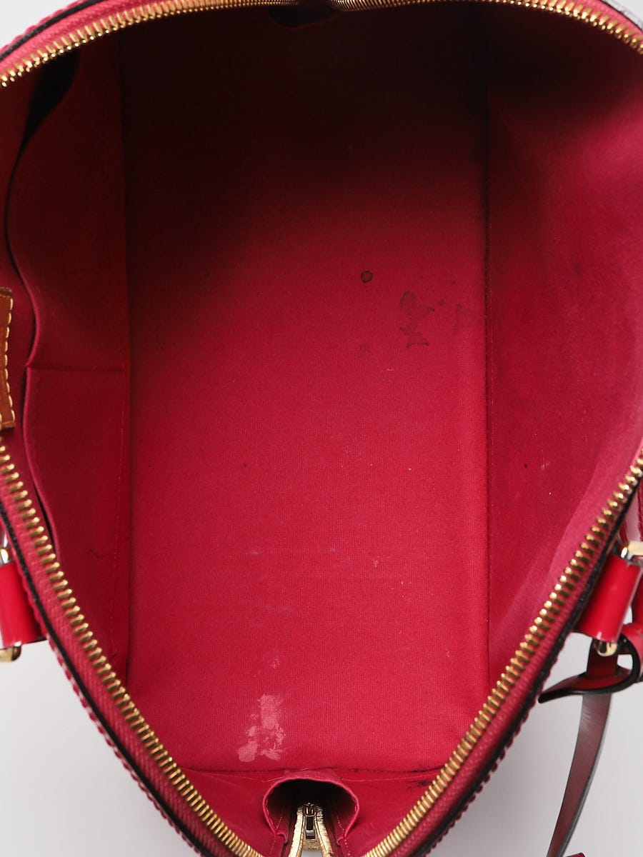 Louis Vuitton Indian Rose Monogram Vernis Alma MM Bag - Yoogi's Closet