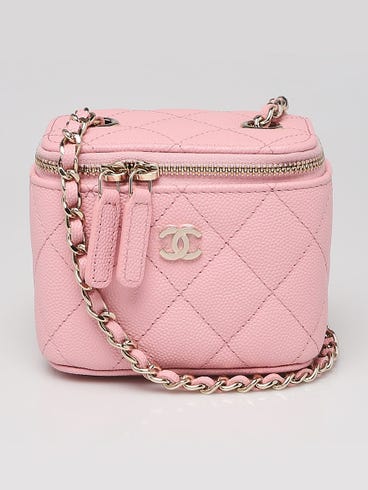 Chanel vanity case with chain Clearance