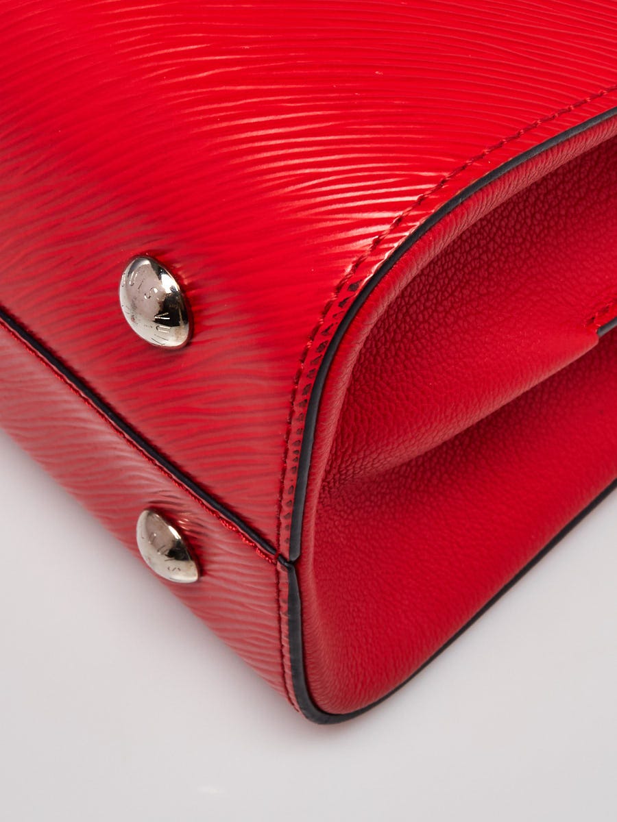 Louis Vuitton Coquelicot EPI Leather Twist Tote Bag