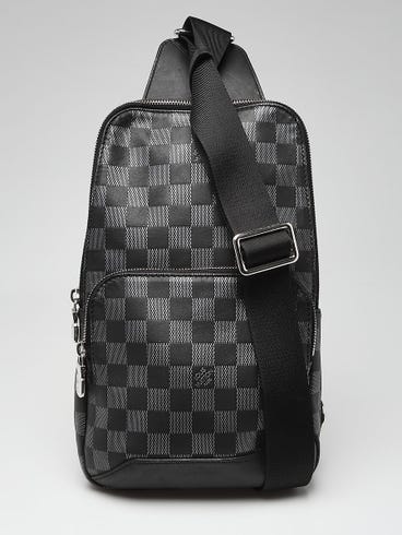 louis vuitton checkered backpack black crossbody Amazon.com: Vuitton, Pre-Loved Damier Infini Michael Backpack, : Clothing, Shoes & Jewelry The hallmark checkerboard pattern is embossed into the leather for a signature House look. Louis Vuitton Damier Infini Campus