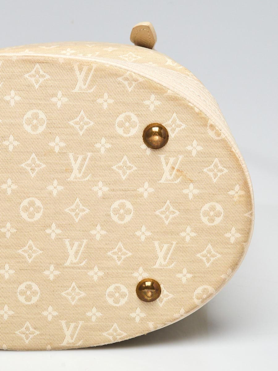 Louis Vuitton Dune Monogram Mini Lin Canvas Petite Bucket Bag
