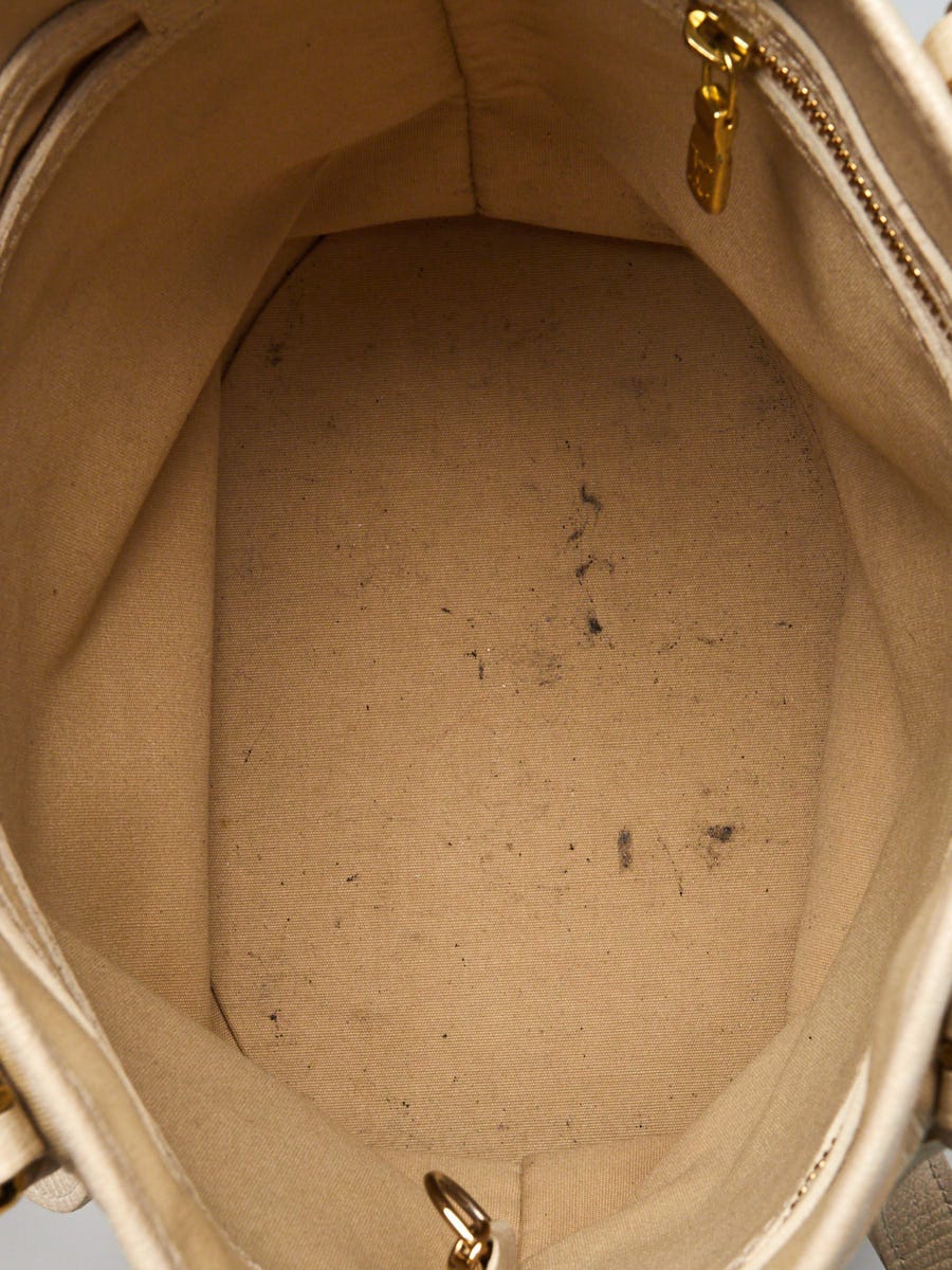 LOUIS VUITTON Monogram Mini Lin Bucket PM Shoulder Bag Brown M95226 Auth  gt2844