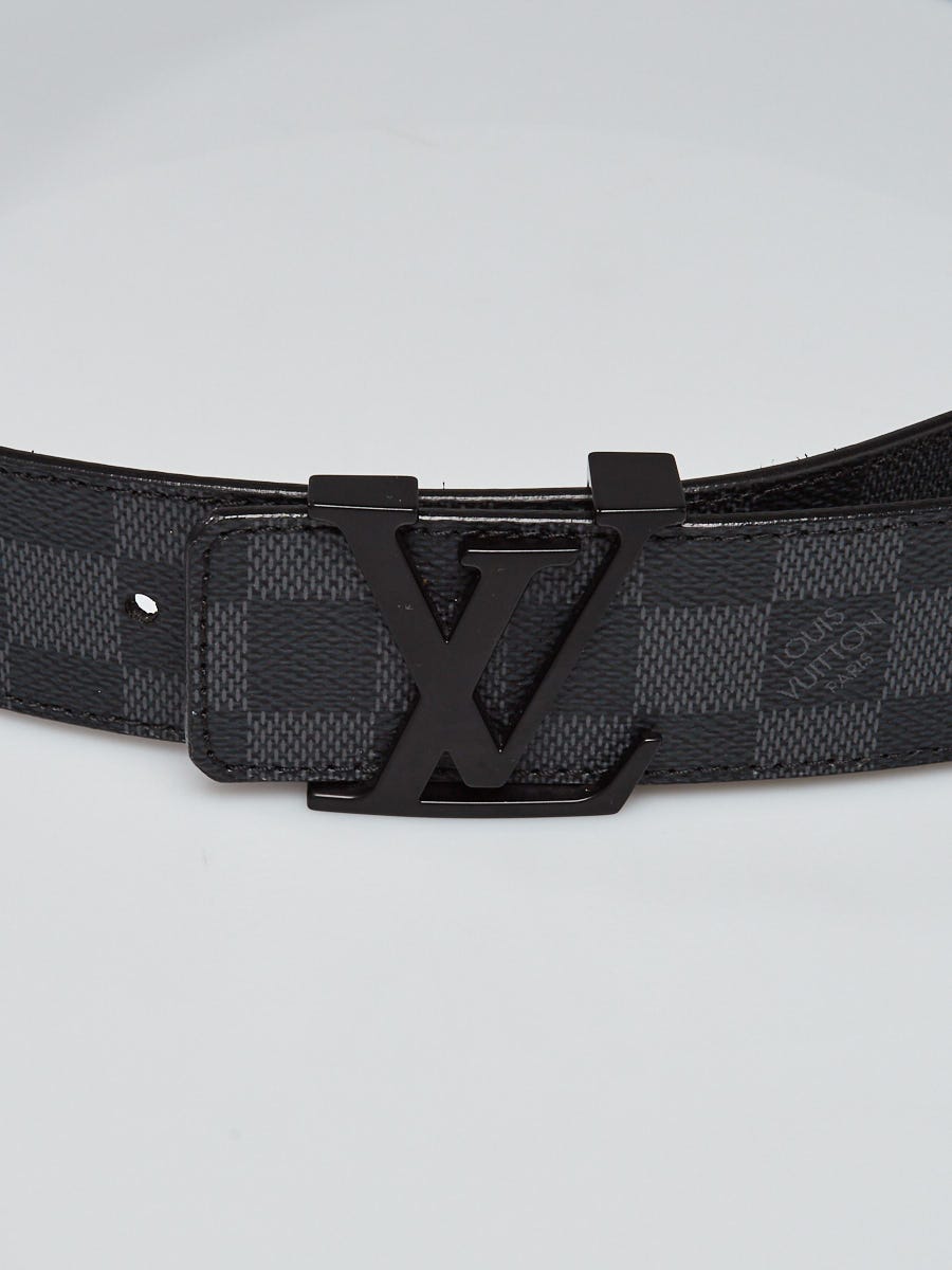 Louis Vuitton Damier Graphite LV Belt Size 90/36 - Yoogi's