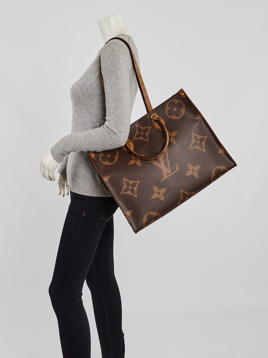 Louis Vuitton Monogram Reverse Canvas Onthego GM Bag - Yoogi's Closet