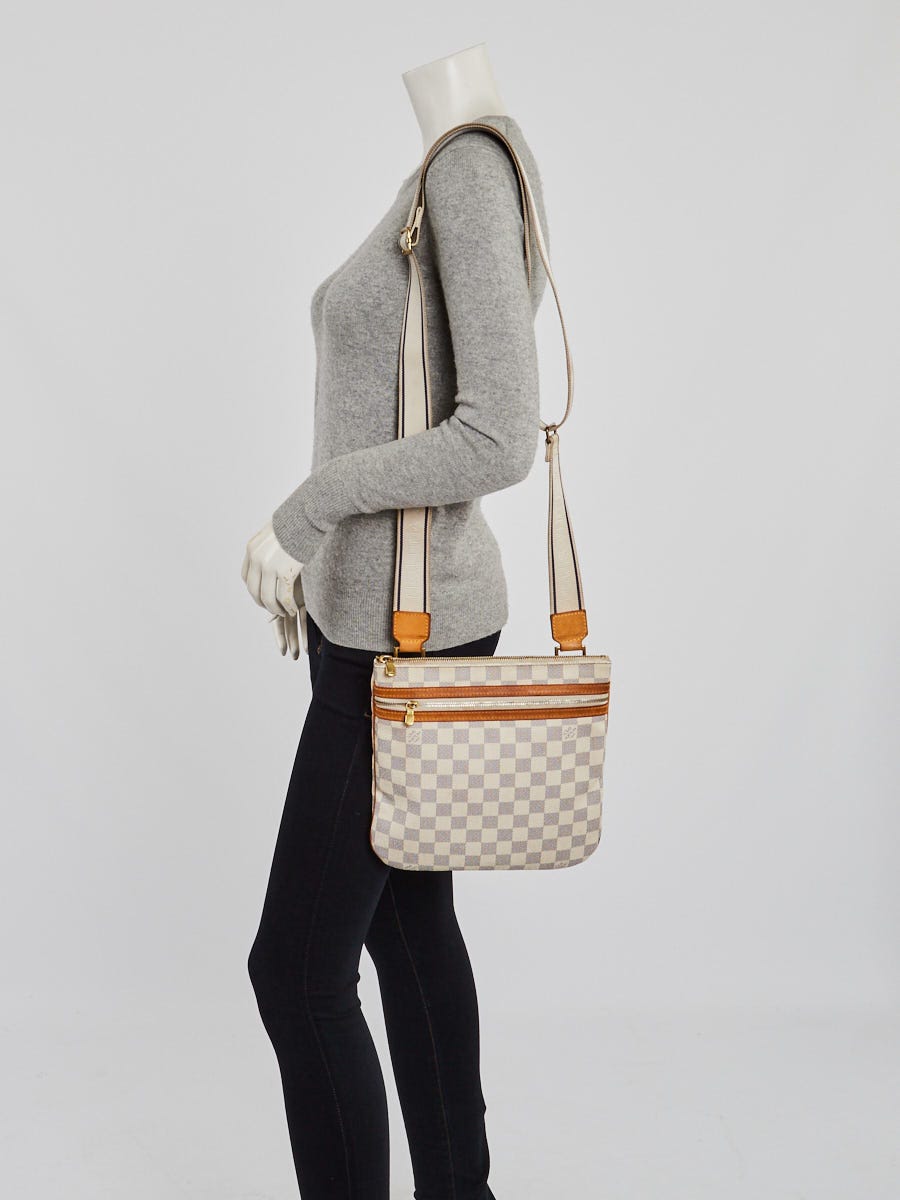 Louis Vuitton Damier Azur Canvas Pochette Bosphore Messenger Bag - Yoogi's  Closet