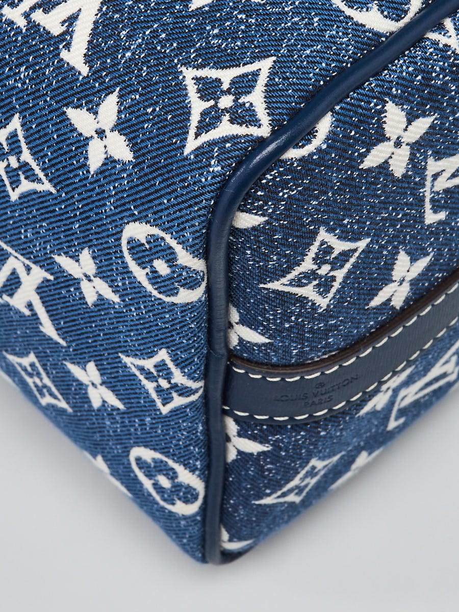 Louis Vuitton Monogram Jacquard Denim Bleu Speedy Bandouliere 25 Review!
