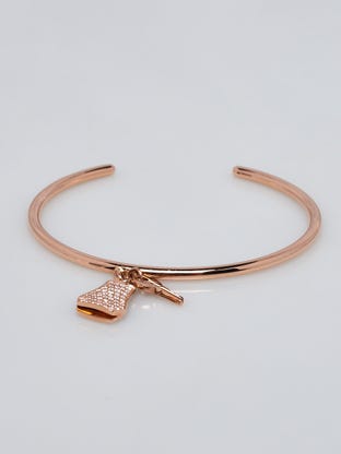 Rose Gold Cape Cod Cuff Bracelet 6 (XS)