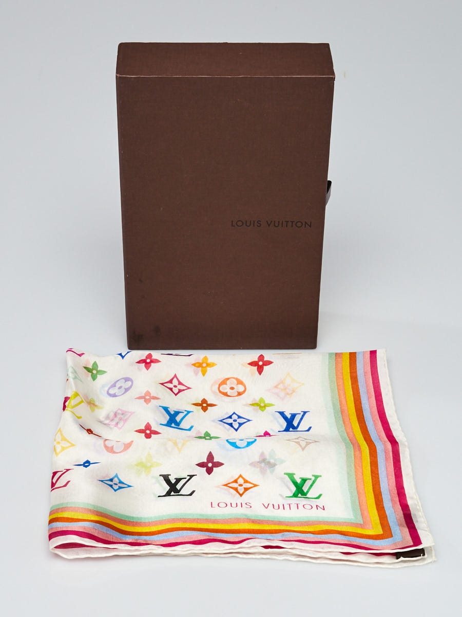 Louis Vuitton Game On White Monogram Multicolor Bandeau Silk Twilly Scarf  ref.293475 - Joli Closet