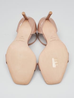 Louis Vuitton Dark Brown Leather Mary Jane Heels Size 7.5 - Yoogi's Closet