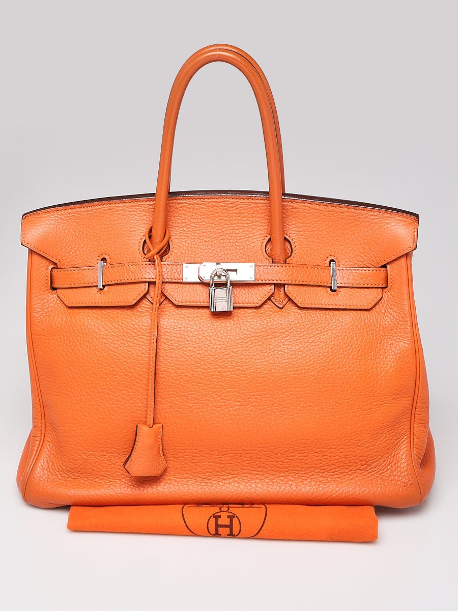 Hermes Orange Bag 