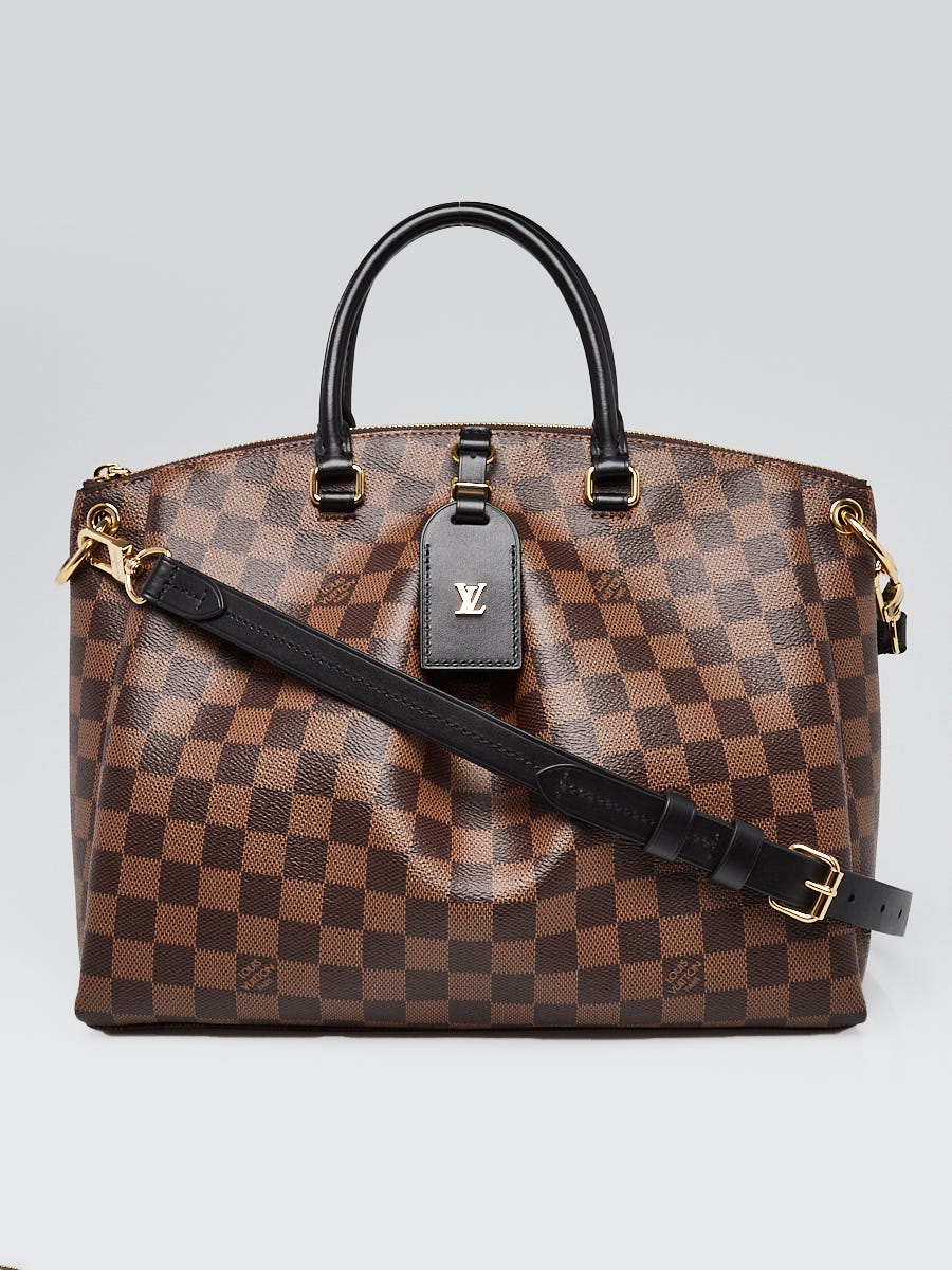 Louis Vuitton Black Damier Canvas Odeon Tote MM Bag