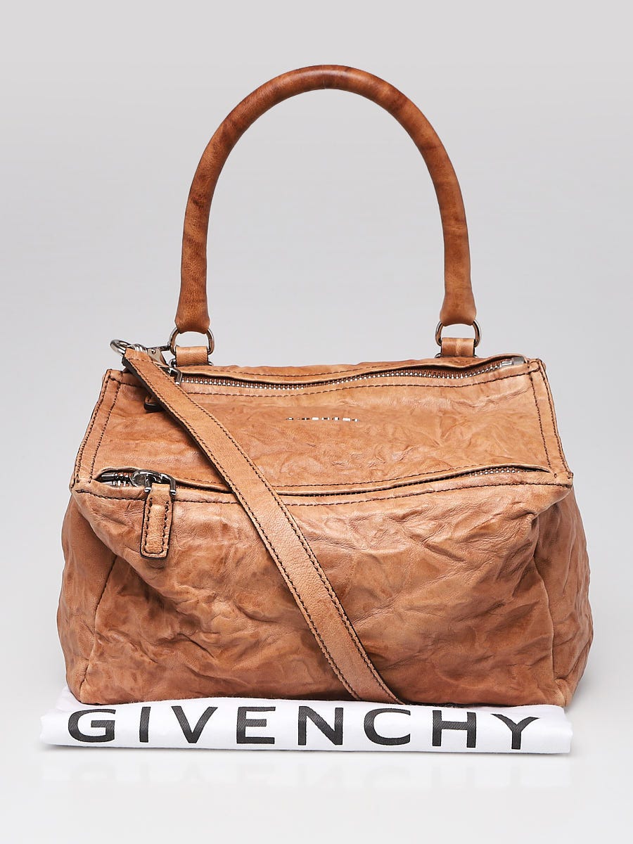 GIVENCHY Tumbled Sheepskin Small Pandora Oxblood 1312360