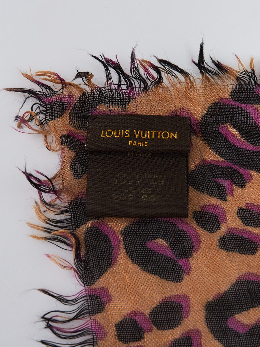 Louis Vuitton Multicolor Leopard Printed Square Scarf