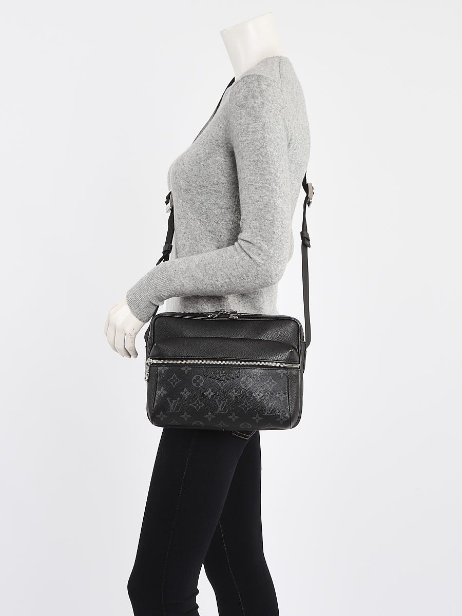 Louis Vuitton Black Monogram Taigarama Canvas Outdoor Messenger
