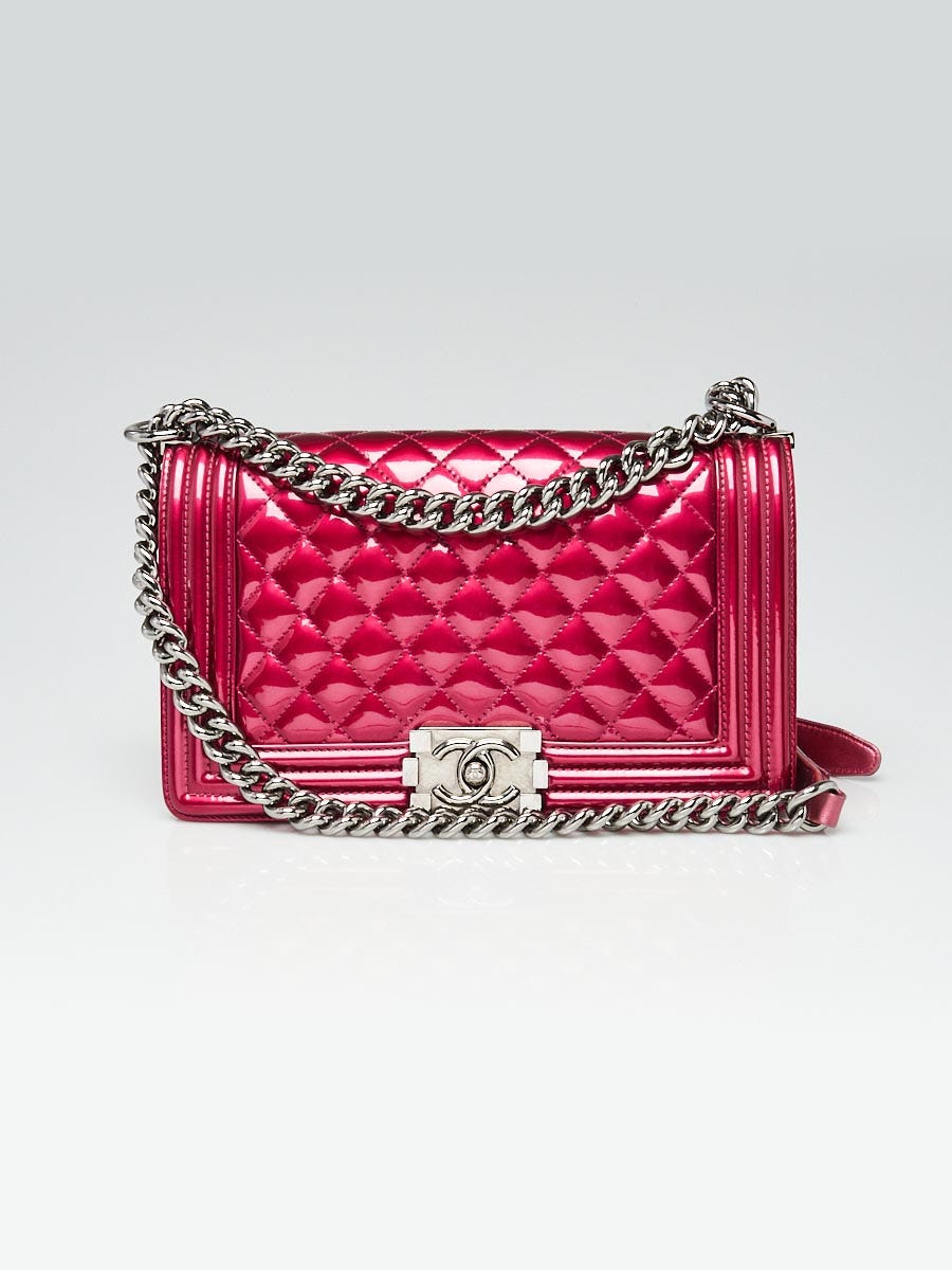 Chanel metallic clearance boy bag