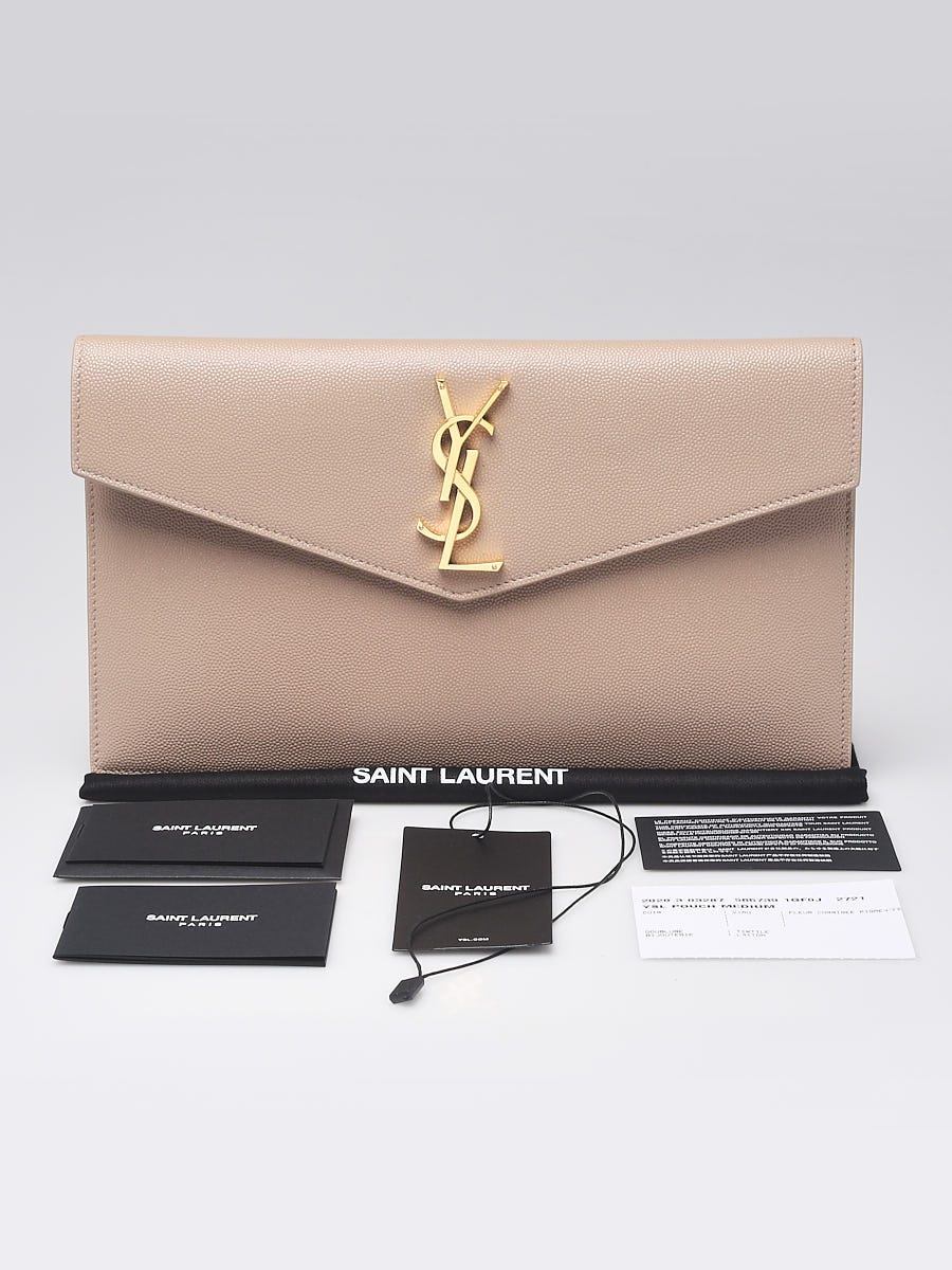 YSL UPTOWN POUCH REVIEW: what fits inside + different ways to wear with a  chain!