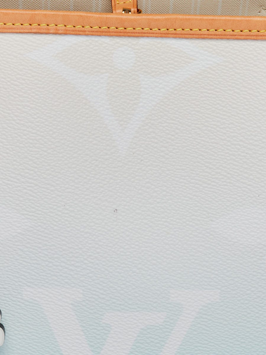 Louis Vuitton Blue Monogram Neverfull MM Tote - Dress Cheshire