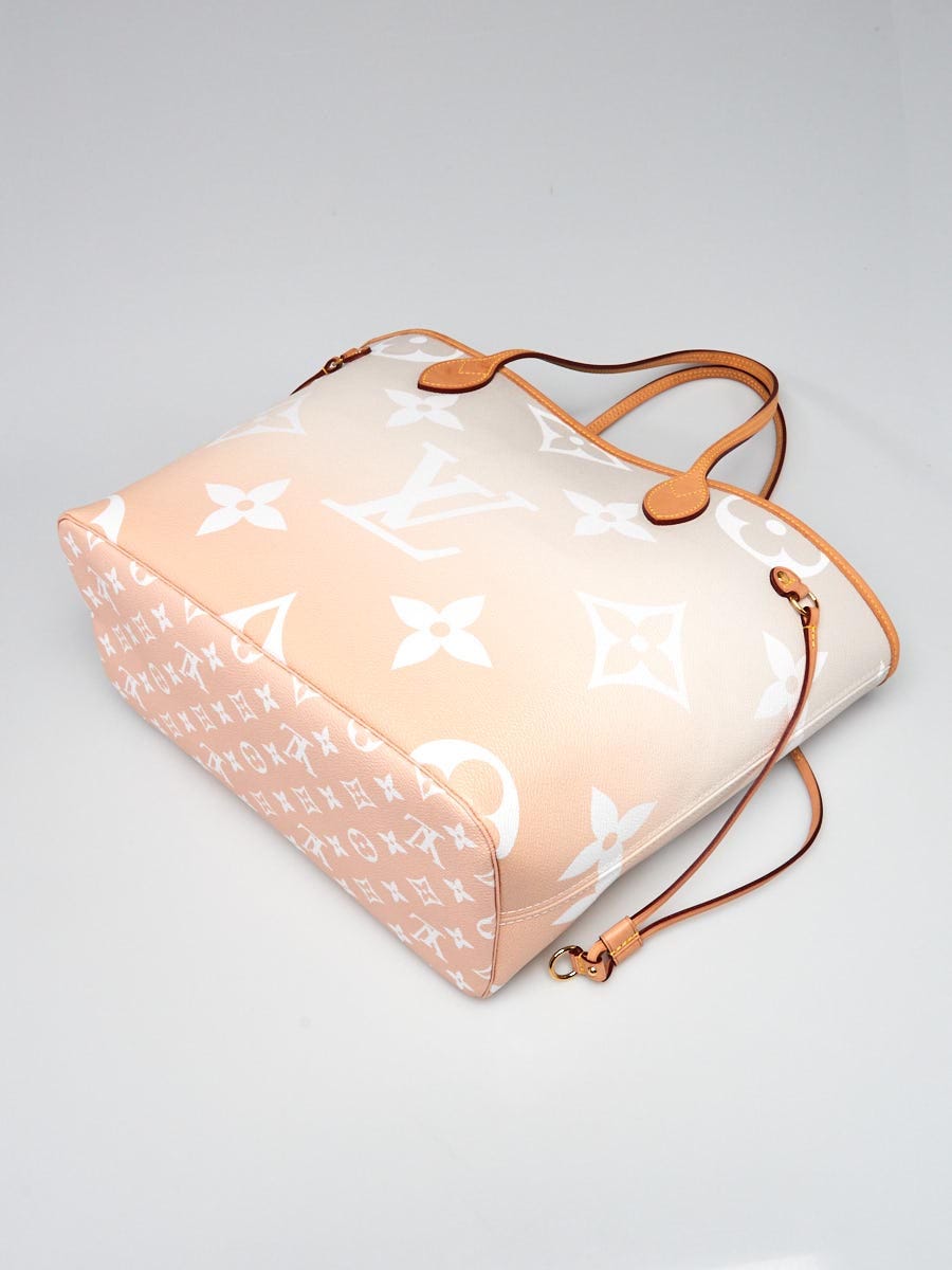 Louis Vuitton Limited Edition Mist Monogram Giant Canvas By the Pool  Neverfull MM NM Bag - Yoogi's Closet