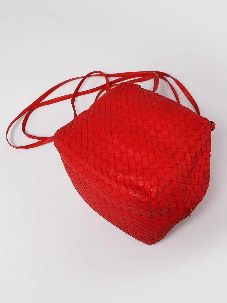 NWT BOTTEGA VENETA Nappa Intrecciato Cube Messenger Crossbody Bag Turquoise