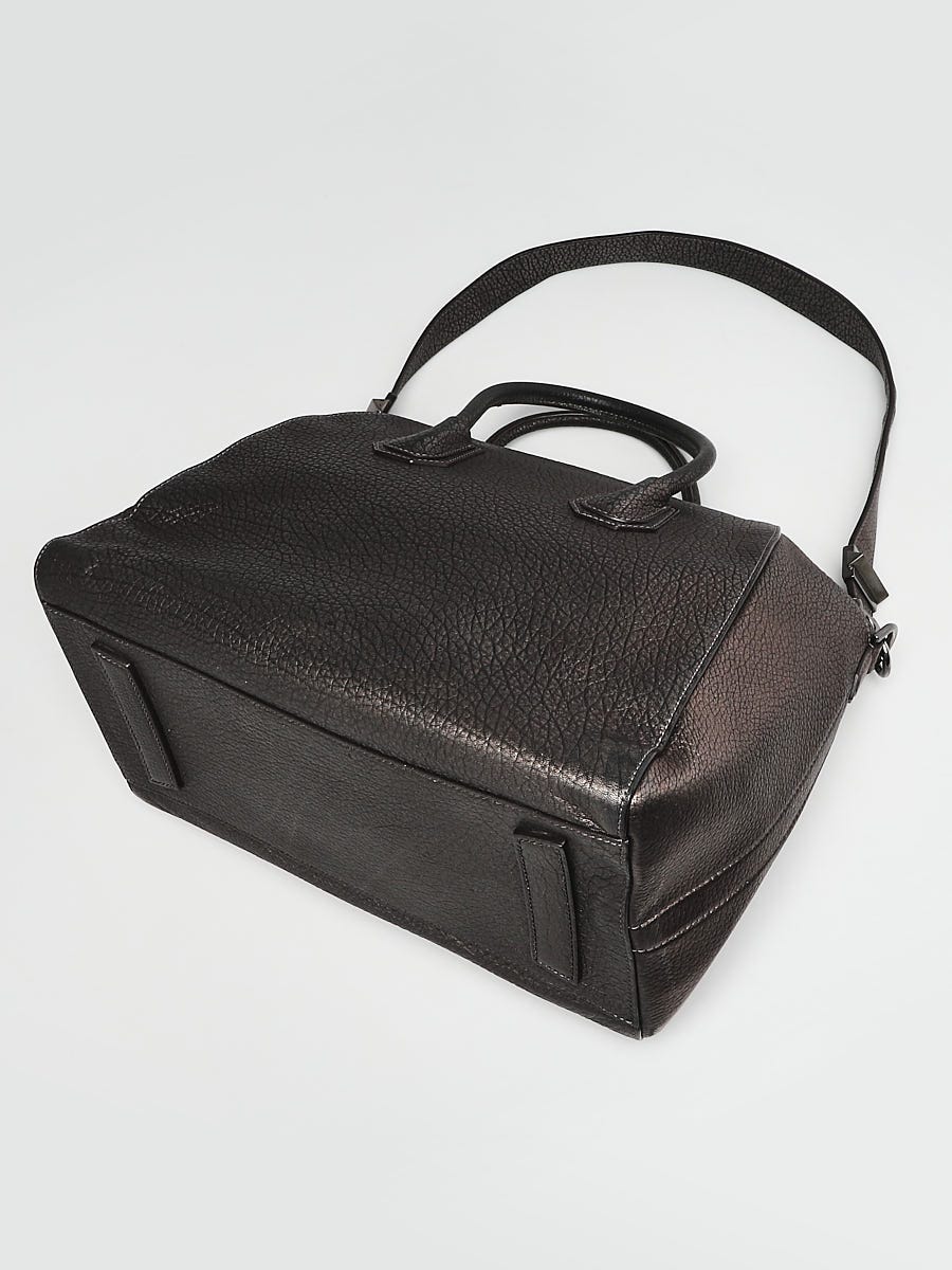 Givenchy Bronze Pebbled Leather Medium Antigona Bag