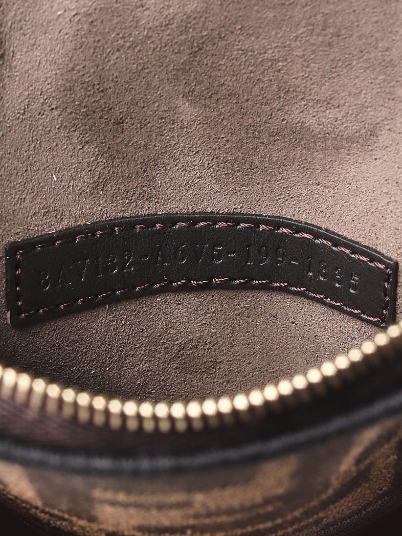 Fendi Tobacco Brown Zucca Canvas Strap You Shoulder Strap