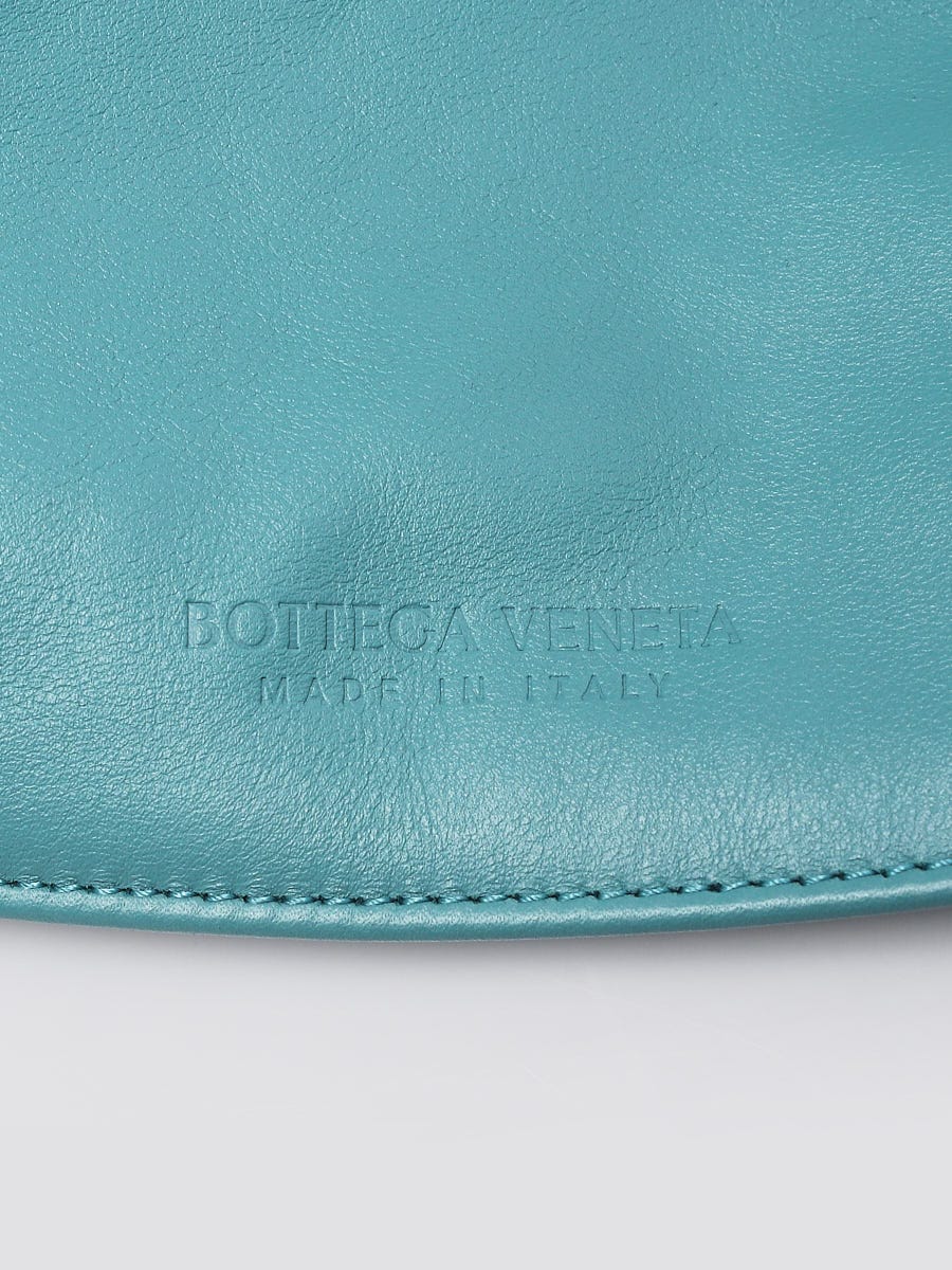 Bottega Veneta Light Blue Lambskin Leather Twist Bag | Yoogi's Closet