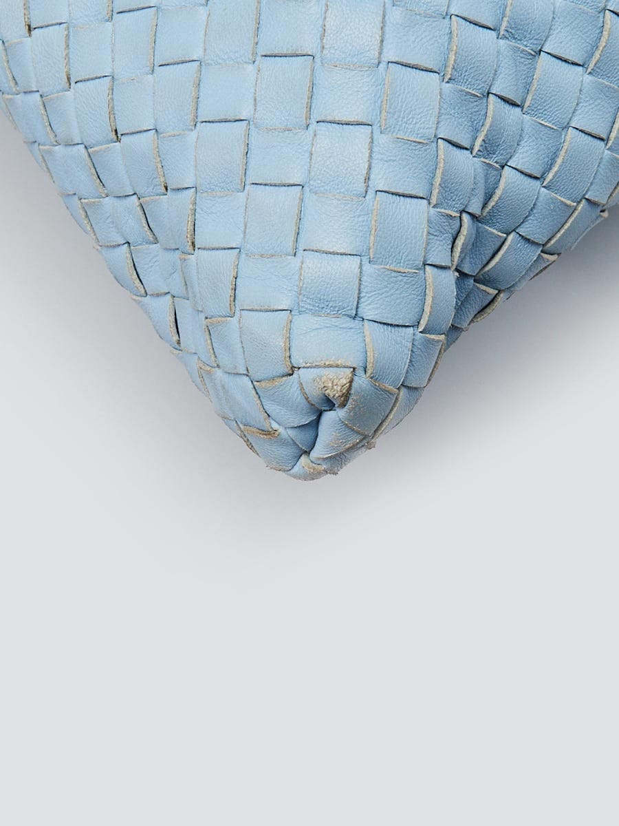 Bottega Veneta Blue Intrecciato Nappa Nodini Crossbody Bag – The Closet