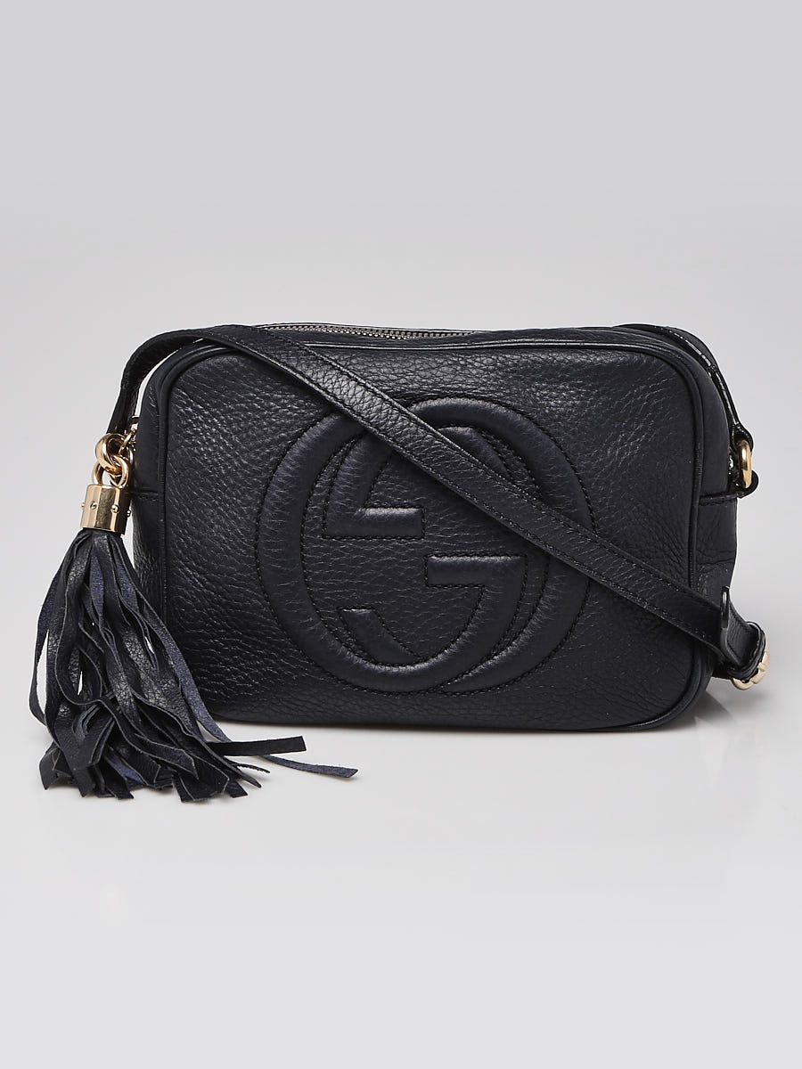Gucci Navy Blue Soho Disco Shoulder Bag