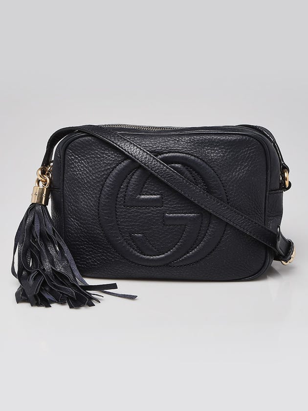 Gucci Navy Blue Soho Disco Shoulder Bag