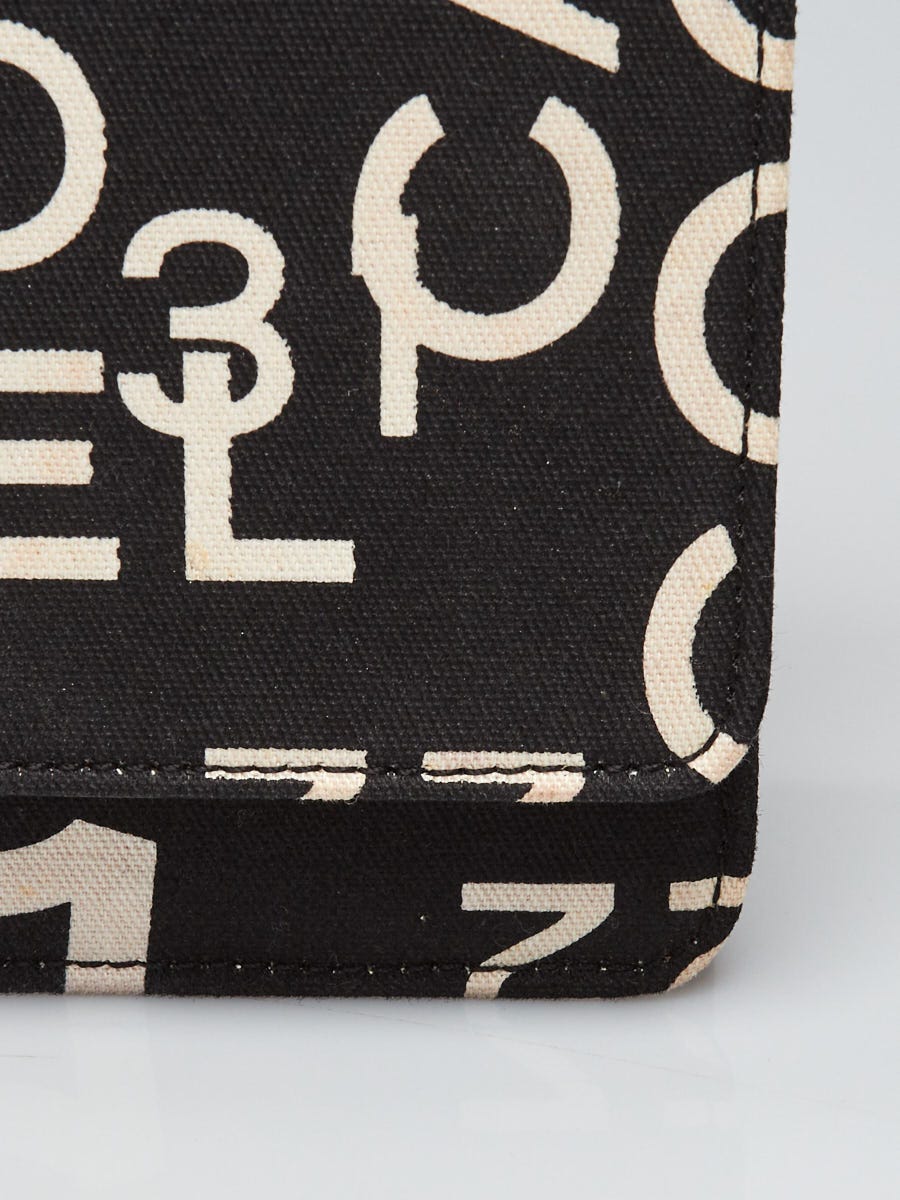 Chanel Black 31 Rue Cambon Print Canvas WOC Clutch Bag | Yoogi's