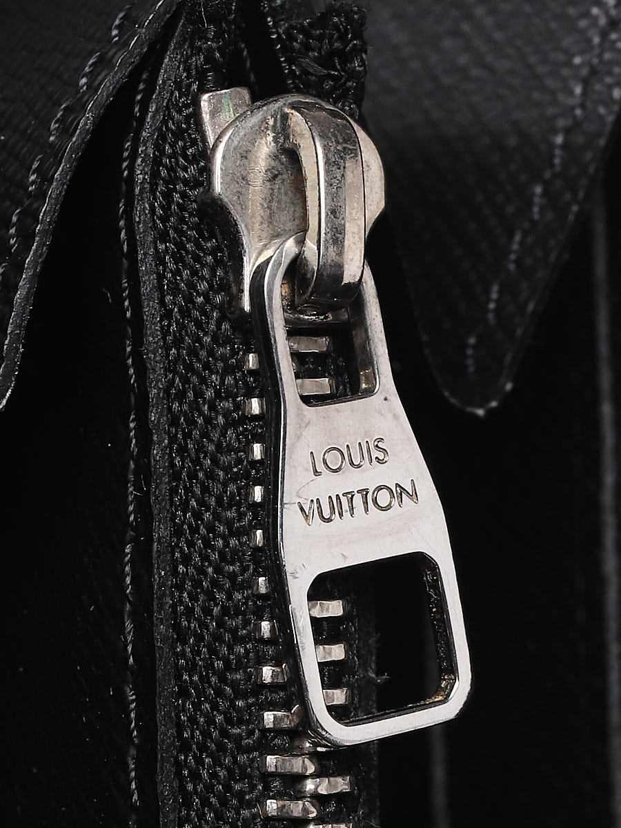 Louis Vuitton Zippy Wallet Damier Graphite Zip Around 235763 Black