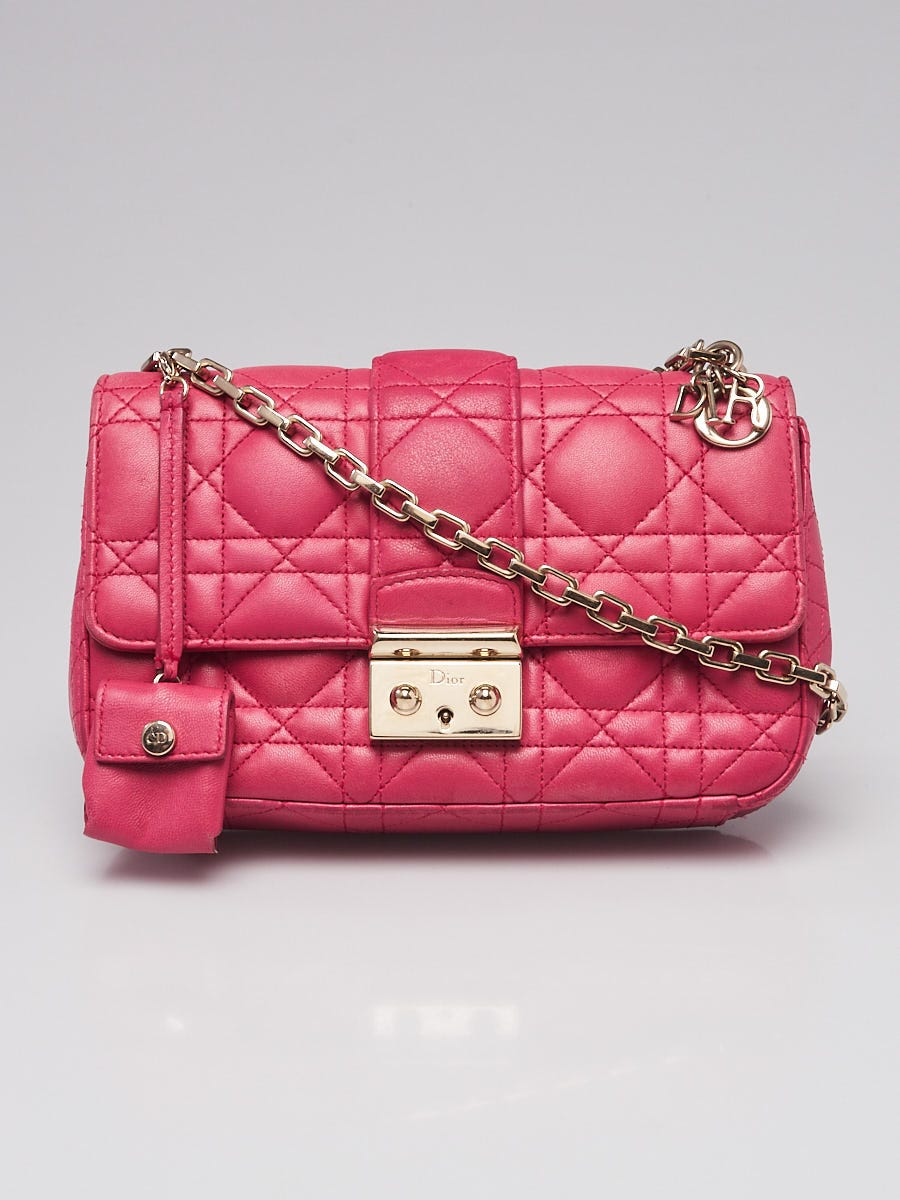 Miss Dior Mini Bag Antique Pink Cannage Lambskin